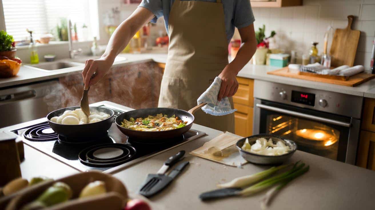 정돈된 주방이 만드는 빠르고 편안한 요리 환경